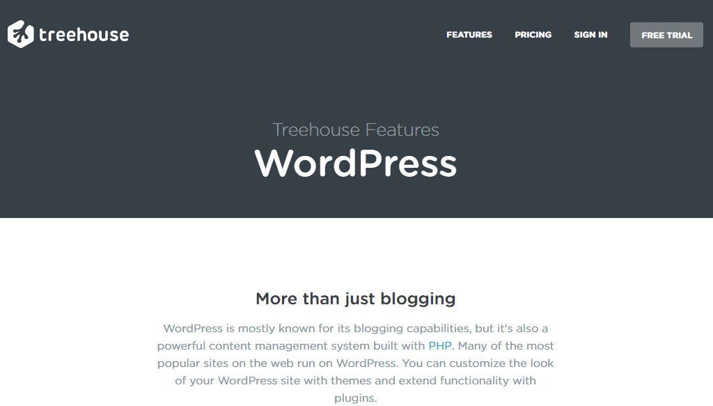 Learn to develop on WordPress 4 - Tree House